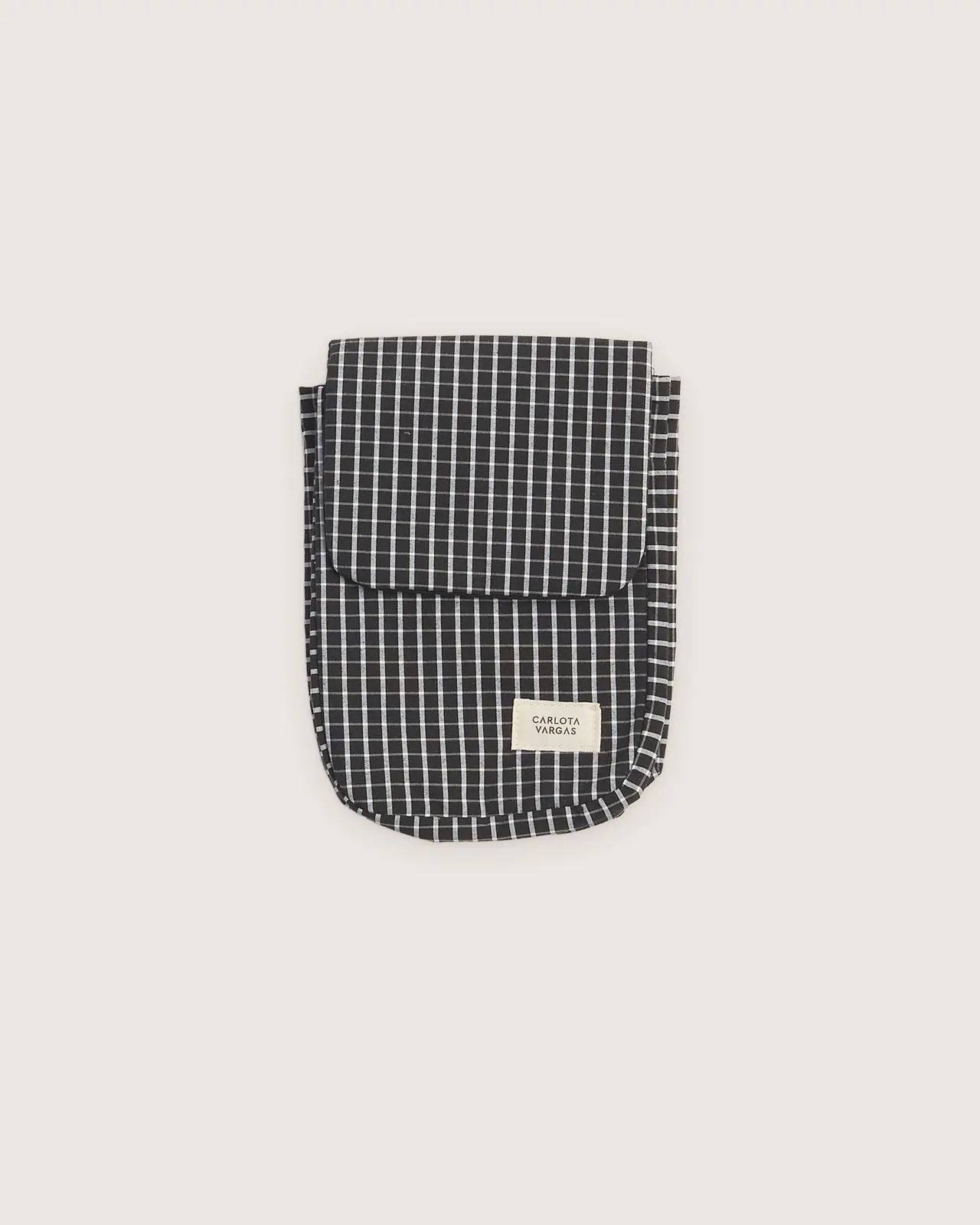 Pañalera Mini Black & White Stripes